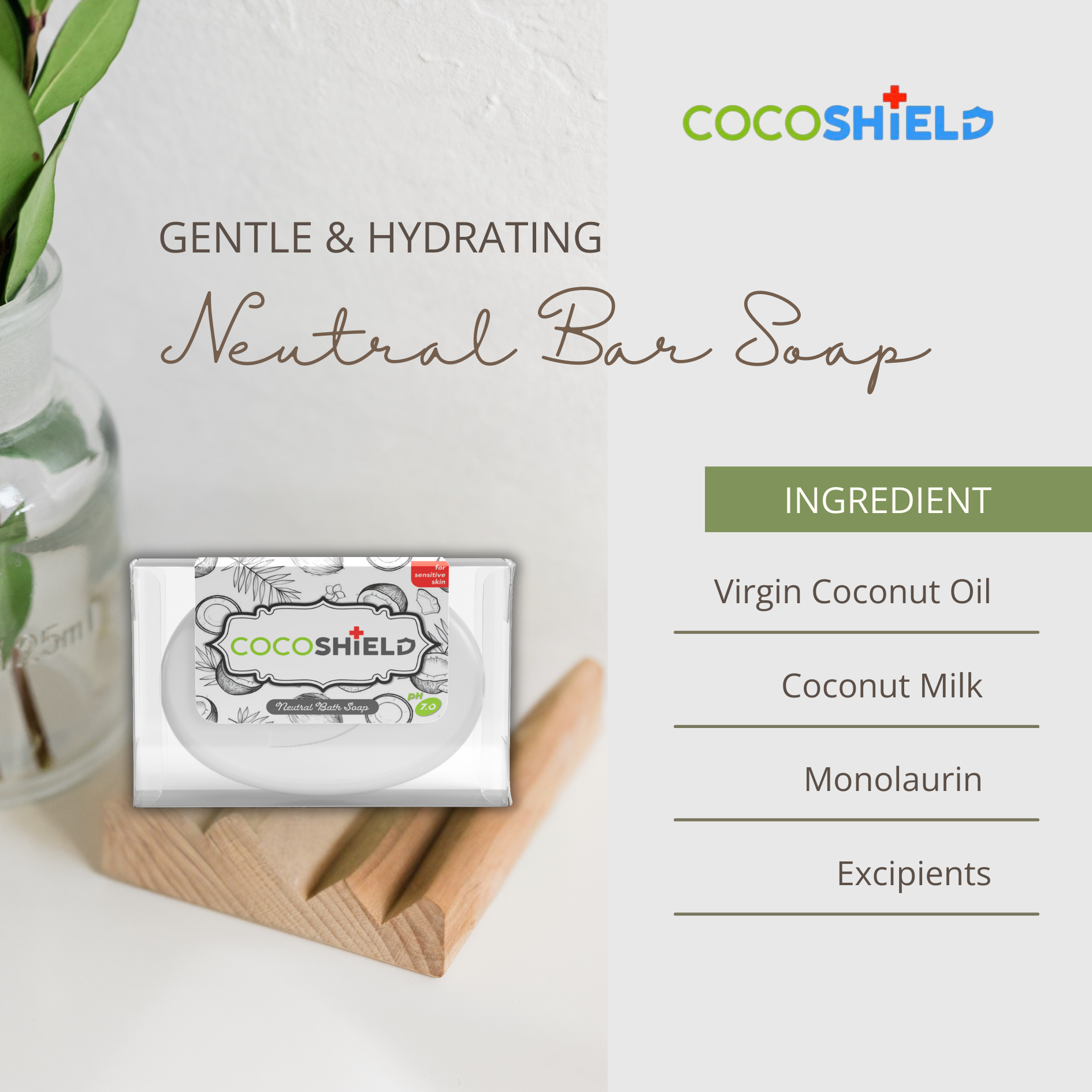 Cocoshield Neutral Bath Soap